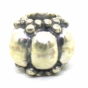 Large Hole Bead Handmade bali silver bead