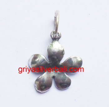 Lotus And Flowers bali silver bead