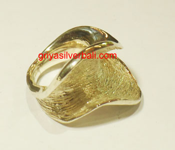 Ring No Stone bali silver bead