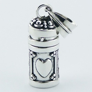 Silver Prayer Boxes bali silver bead