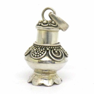 Silver Prayer Boxes bali silver bead