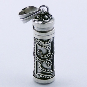 Silver Prayer Boxes bali silver bead