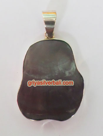 Pendant Shell bali silver bead