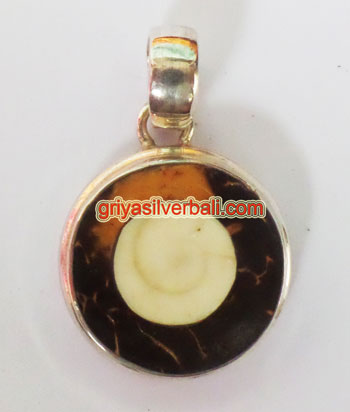 Pendant Shell bali silver bead