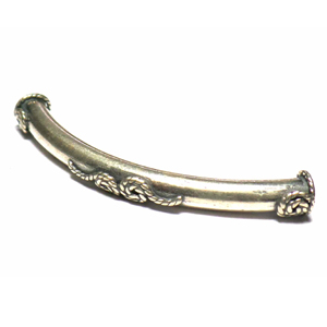 Pipe And Barrel bali silver bead