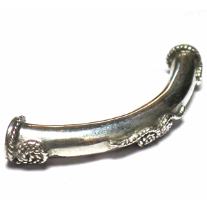 Pipe And Barrel bali silver bead