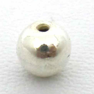 Plain Bead Round bali silver bead