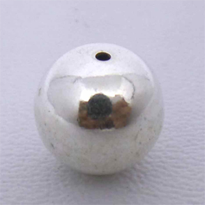 Plain Bead Round bali silver bead