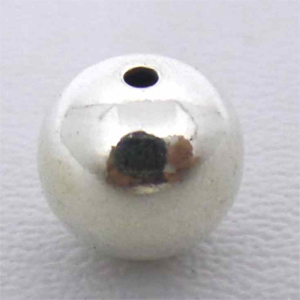 Plain Bead Round bali silver bead