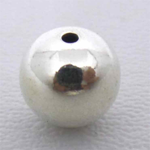 Plain Bead Round bali silver bead