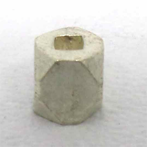 Plain Bead Square bali silver bead