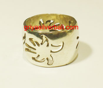 Ring No Stone bali silver bead