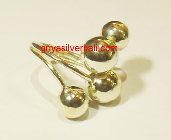 Ring No Stone bali silver bead