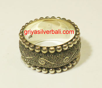 Ring No Stone bali silver bead