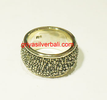 Ring No Stone bali silver bead