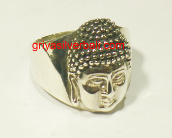 Ring No Stone bali silver bead