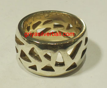 Ring No Stone bali silver bead