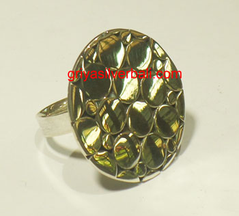 Ring No Stone bali silver bead