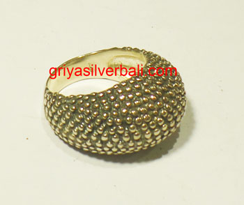 Ring No Stone bali silver bead