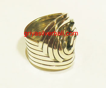 Ring No Stone bali silver bead