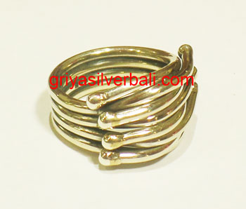 Ring No Stone bali silver bead