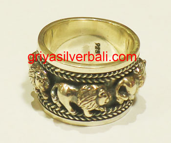 Ring No Stone bali silver bead