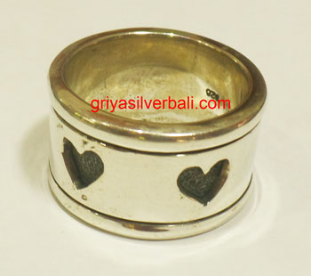 Ring No Stone bali silver bead