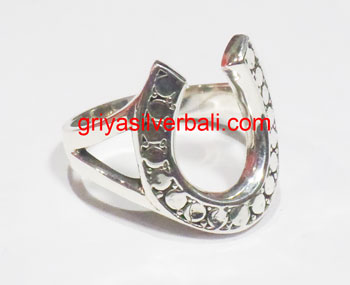 Ring No Stone bali silver bead