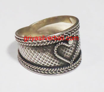 Ring No Stone bali silver bead