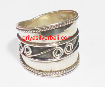 Ring No Stone bali silver bead