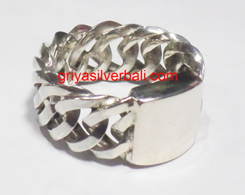 Ring No Stone bali silver bead