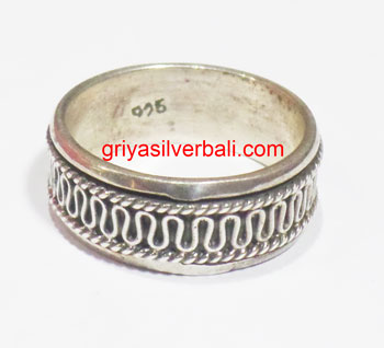 Ring No Stone bali silver bead