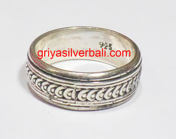 Ring No Stone bali silver bead