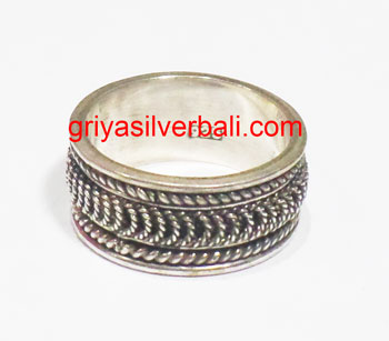 Ring No Stone bali silver bead