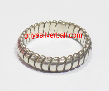 Ring No Stone bali silver bead