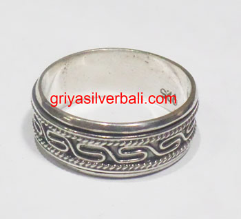 Ring No Stone bali silver bead