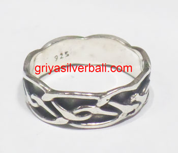 Ring No Stone bali silver bead