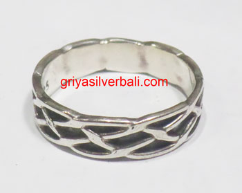 Ring No Stone bali silver bead