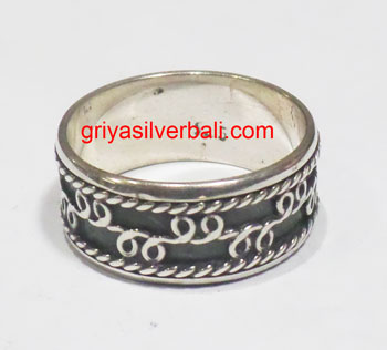 Ring No Stone bali silver bead