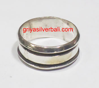 Ring No Stone bali silver bead