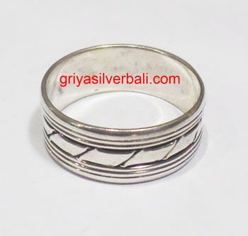 Ring No Stone bali silver bead