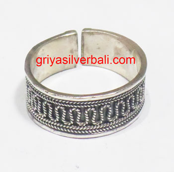 Ring No Stone bali silver bead