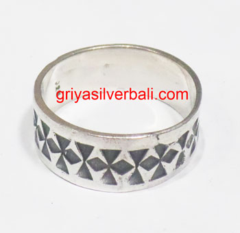 Ring No Stone bali silver bead