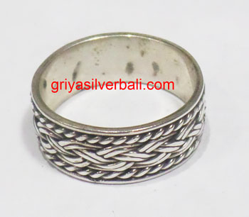 Ring No Stone bali silver bead