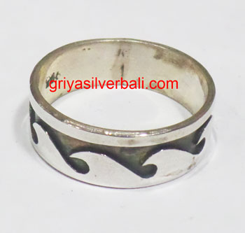 Ring No Stone bali silver bead