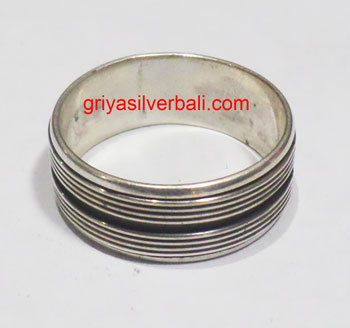 Ring No Stone bali silver bead