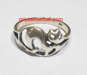 Ring No Stone bali silver bead