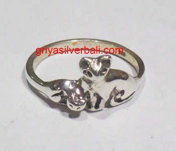 Ring No Stone bali silver bead