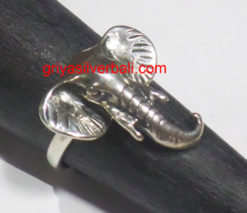 Ring No Stone bali silver bead