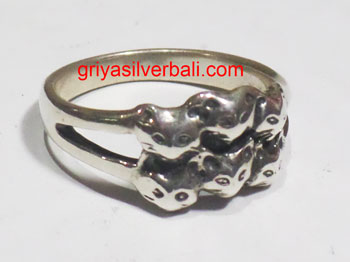 Ring No Stone bali silver bead